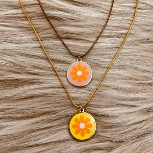 🌻Retro Flower Power Necklaces🌻